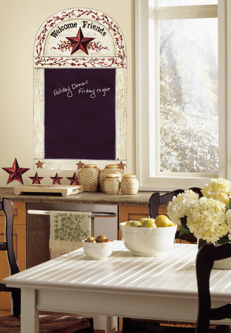Country Chalkboard Peel & Stick Wall Decals image