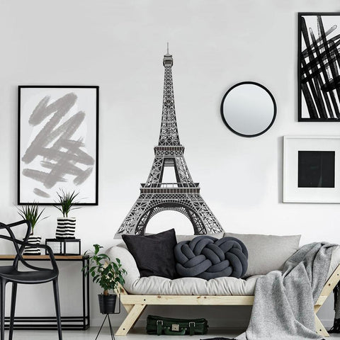 EIFFEL TOWER PEEL & STICK GIANT WALL DECAL