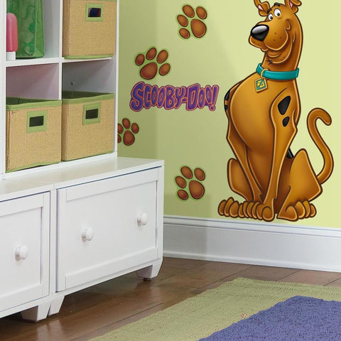 SCOOBY DOO PEEL & STICK GIANT WALL DECAL