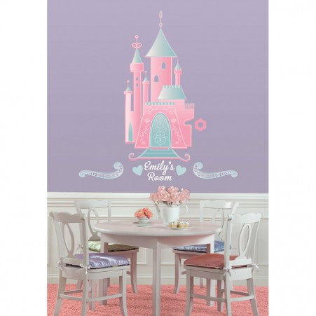 Disney Princess Castle Giant Wall Decal with Alphabet