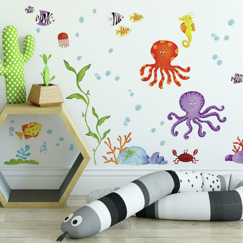ADVENTURES UNDER THE SEA PEEL & STICK WALL DECALS