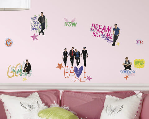 Big Time Rush Peel & Stick Wall Decals