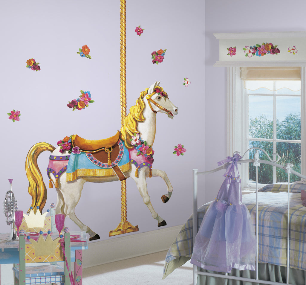 RoomMates Unicorn Magic - Adesivi Murali Giganti, Rimovibili, Per Cameretta, Decorazioni Fai Da Te