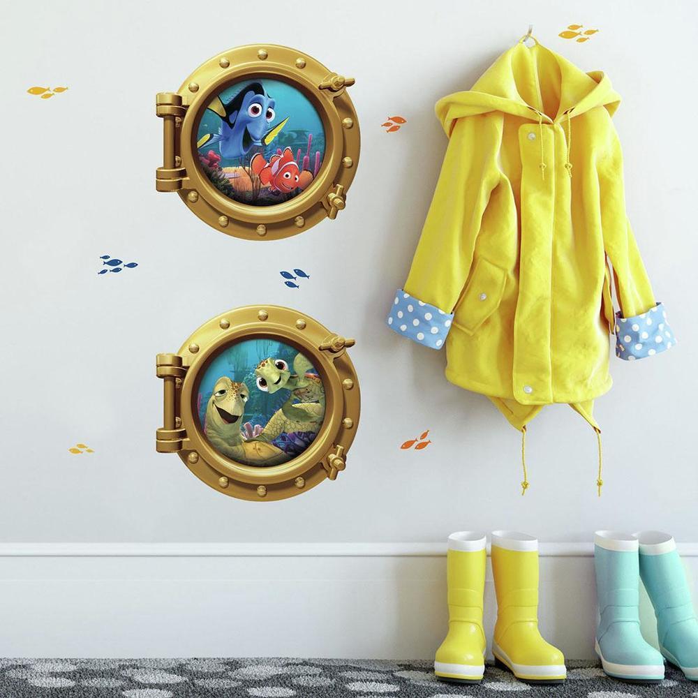 Nemo Wall Sticker FINDING NEMO PEEL & STICK GIANT WALL DECALS – WallDecals.com