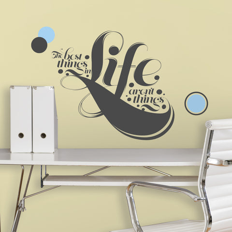 55 Hi's - The Best Things in Life Peel & Stick Giant Wall Decals image