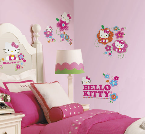 Hello Kitty - Floral Boutique Peel & Stick Wall Decals