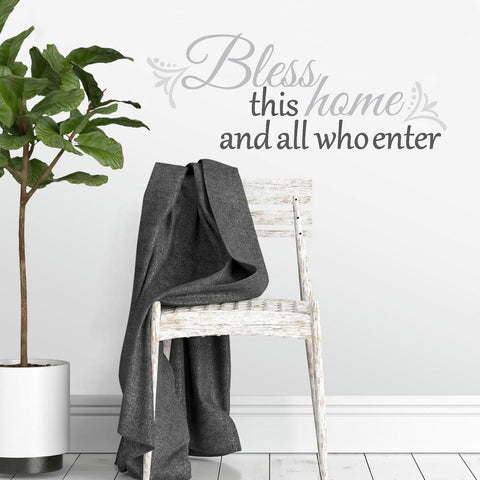 BLESS THIS HOME PEEL & STICK WALL DECALS
