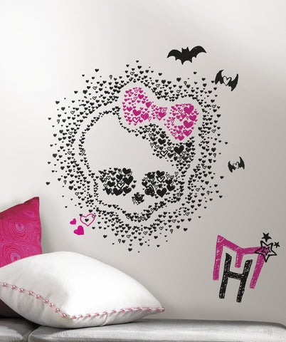 Monster High Heart Skullette Peel & Stick Wall Decals