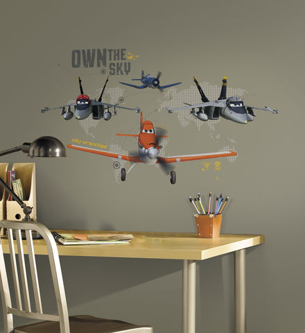 Planes - Own The Sky Peel and Stick Giant Wall Decals