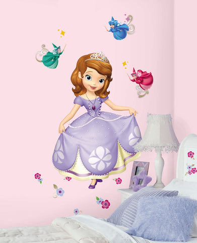 Sofia the First Peel and Stick Giant Wall Decals