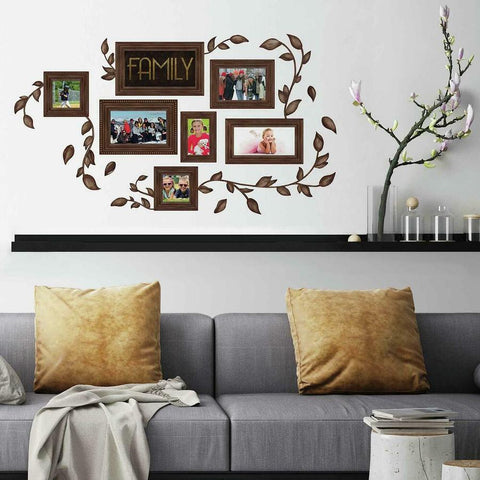 FAMILY FRAMES PEEL AND STICK WALL DECALS