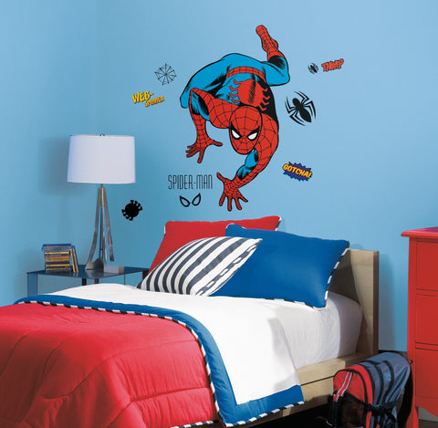 Marvel Classic Spiderman Peel and Stick Giant Wall Decals