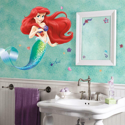 THE LITTLE MERMAID PEEL AND STICK GIANT WALL DECALS