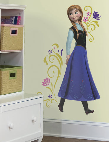 Frozen Princess Anna Peel and Stick Giant Wall Decals