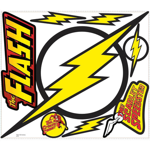 CLASSIC FLASH LOGO PEEL AND STICK GIANT WALL DECALS
