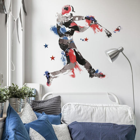 BASEBALL CHAMPION GIANT PEEL AND STICK WALL DECALS