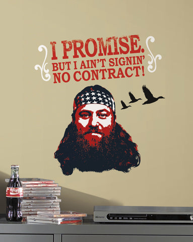 Duck Dynasty Willie Peel and Stick Giant Wall Decals