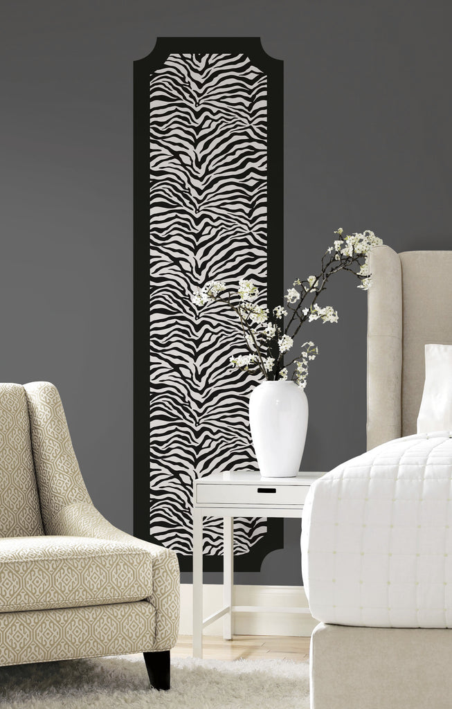 Zebra Print Peel and Stick Deco Panel image