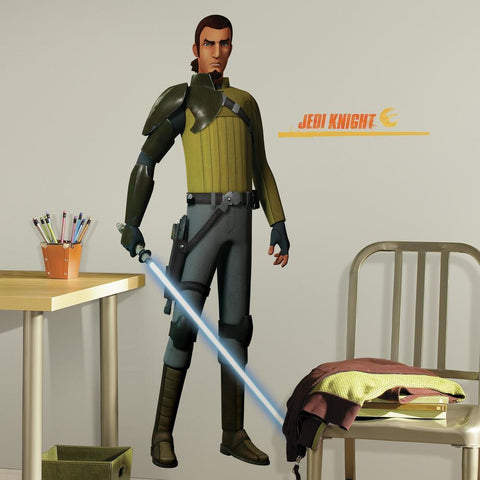 STAR WARS REBELS KANAN PEEL AND STICK GIANT WALL DECALS