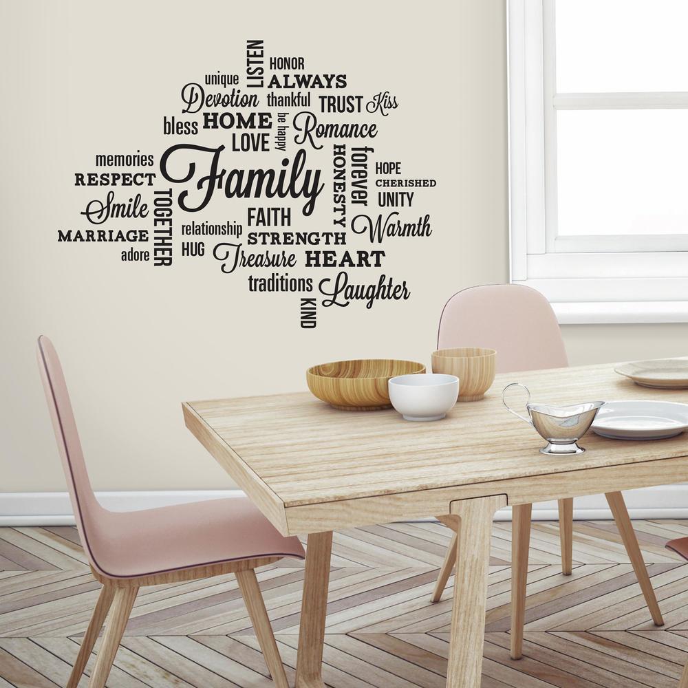 Family Quote L And Stick Wall Decals
