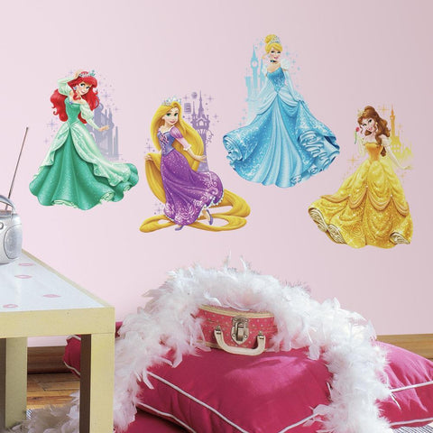DISNEY PRINCESSES & CASTLES PEEL AND STICK GIANT WALL DECALS