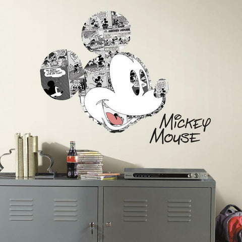 MICKEY MOUSE COMIC PEEL AND STICK WALL GRAPHIC