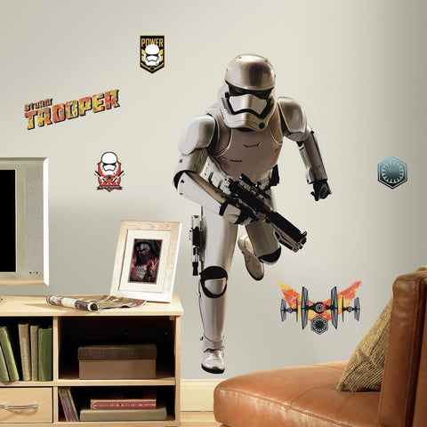 STAR WARS THE FORCE AWAKENS EP VII STORM TROOPER PEEL AND STICK GIANT WALL DECAL