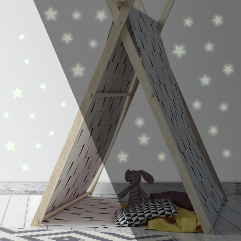 GLOW IN THE DARK STARS PEEL AND STICK WALL DECALS