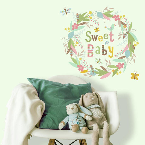 SWEET BABY GIANT PEEL AND STICK WALL DECALS
