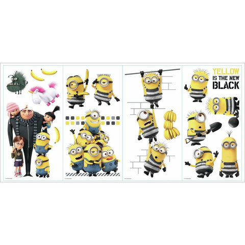 DESPICABLE ME 3 PEEL AND STICK WALL DECALS
