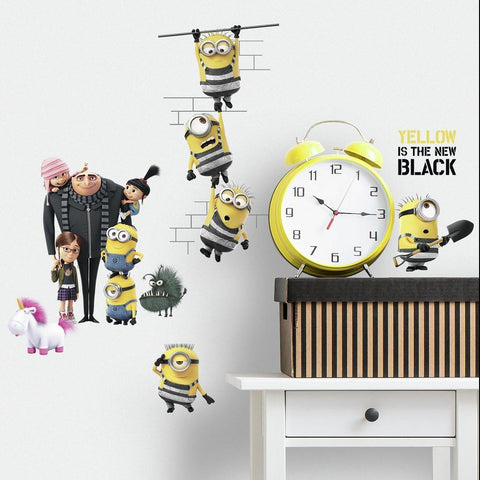 DESPICABLE ME 3 PEEL AND STICK WALL DECALS
