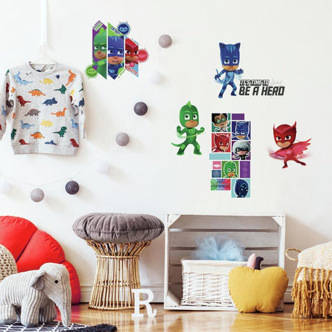 PJ MASKS PEEL AND STICK WALL DECALS
