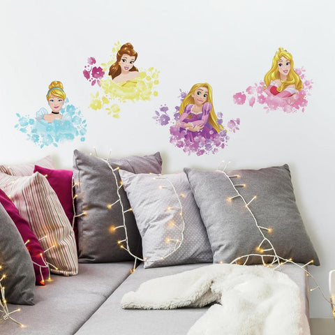 DISNEY PRINCESS FLORAL PEEL AND STICK WALL DECALS