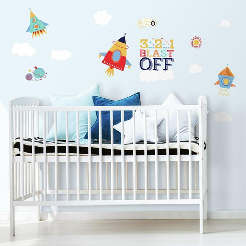 SHOOT FOR THE MOON PEEL AND STICK WALL DECALS