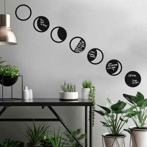PHASES OF THE MOON CHALK PEEL AND STICK WALL DECALS