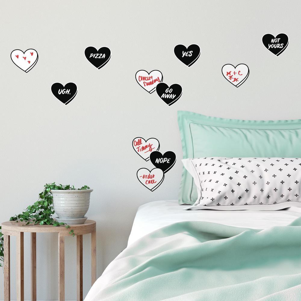 Discussion Sticker Wall DRY ERASE REAL TALK CONVERSATION PEEL AND STICK WALL DECALS ...