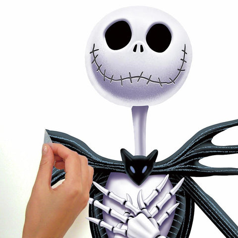 THE NIGHTMARE BEFORE CHRISTMAS JACK PEEL AND STICK GIANT WALL DECALS