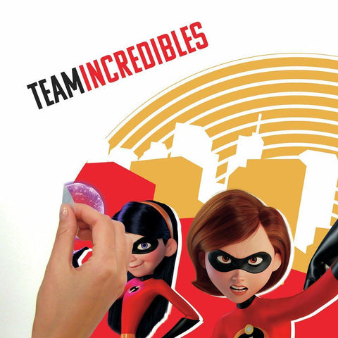 INCREDIBLES 2 PEEL AND STICK GIANT WALL DECALS
