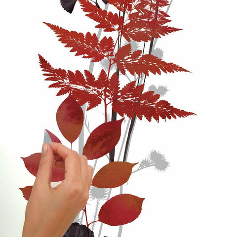 FERN LEAF PEEL AND STICK GIANT WALL DECALS