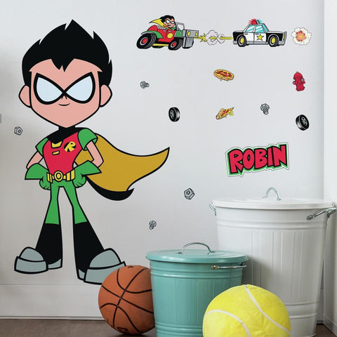 TEEN TITANS GO! ROBIN PEEL AND STICK GIANT WALL DECALS