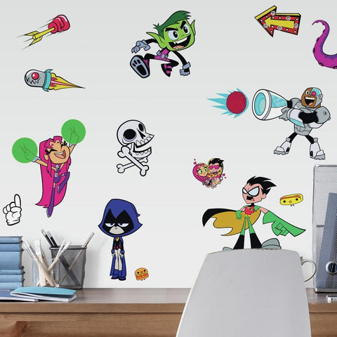 TEEN TITANS GO! PEEL AND STICK WALL DECALS