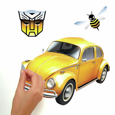 TRANSFORMERS BUMBLEBEE PEEL AND STICK WALL DECALS