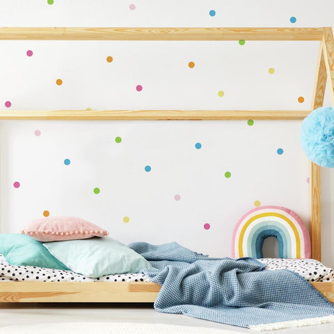 PASTEL DOT PEEL AND STICK WALL DECALS