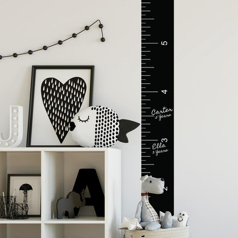 GROWTH CHART CHALK RULER PEEL AND STICK GIANT WALL DECAL