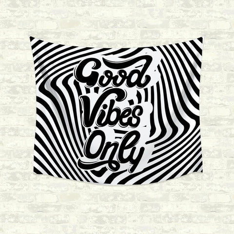 GOOD VIBES SWIRL LARGE TAPESTRY