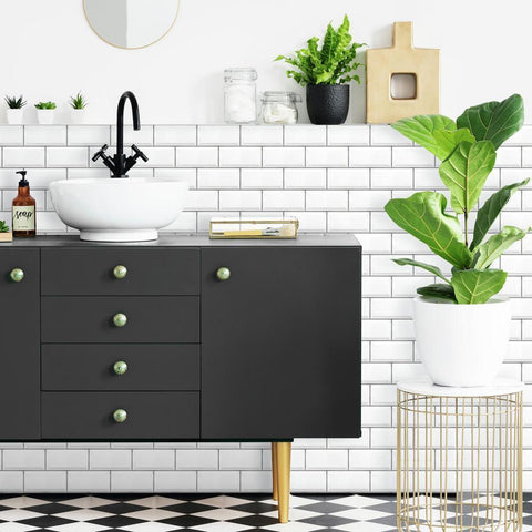 SUBWAY TILE PEEL AND STICK GIANT WALL DECALS