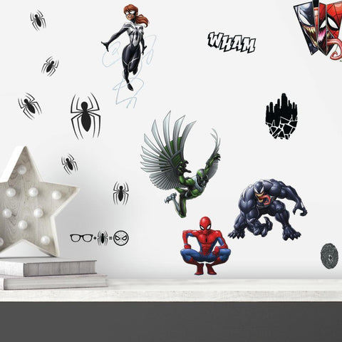 SPIDER-MAN FAVORITE CHARACTERS PEEL AND STICK WALL DECALS