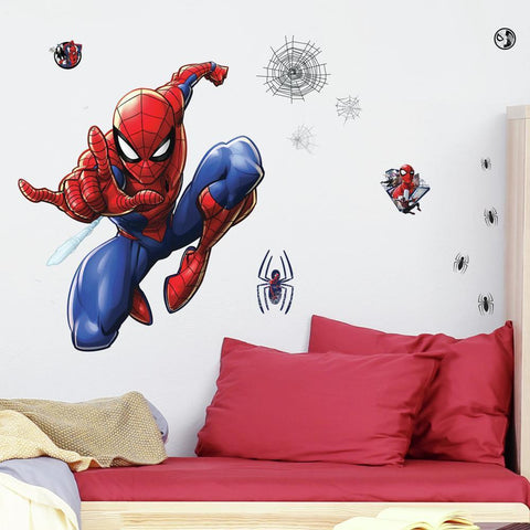 SPIDER-MAN PEEL AND STICK GIANT WALL DECALS