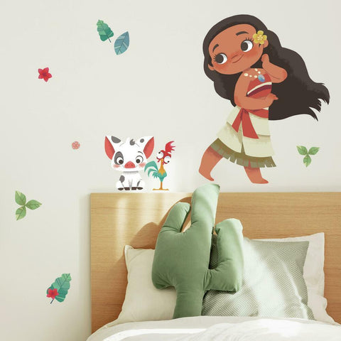 VINTAGE MOANA PEEL AND STICK GIANT WALL DECALS