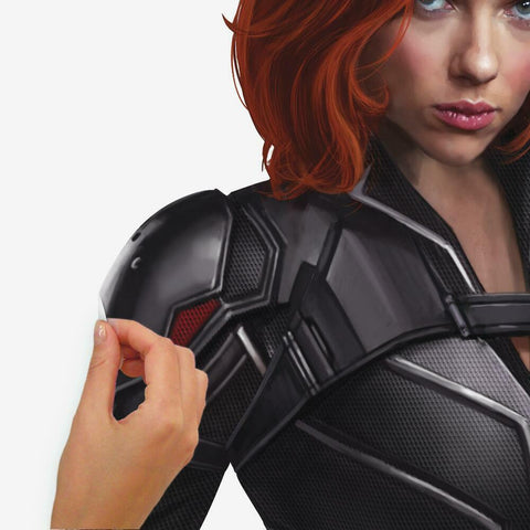 BLACK WIDOW PEEL AND STICK GIANT WALL DECALS